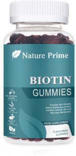 Nature Prime Biotin Gummies for Hair Growth | Skin Glow & Longer Nails (SD4)Premium