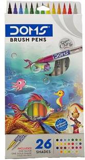 DOMS BRUSH PEN BRUSH PEN, BRUSH TYPE Shaped Color Pencils