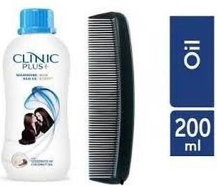 Clinic Plus Hair Oil (200 ml) with hair comb (2 Items in the set) Hair Oil