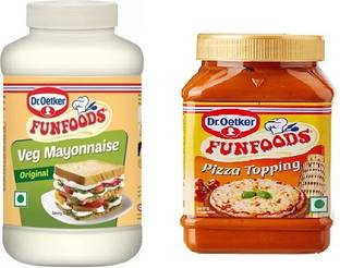 FUNFOODS by Dr. Oetker VEG. MAYONNAISE ORIGINAL + PIZZA TOPPING