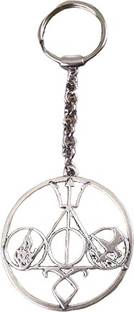 RV Mart Percy Jackson Hunger Games Deathly Hallows Metal Keychain Key Chain Ring Key Chain