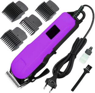 FAGDZD Electric Corded Beard Trimmer Razor With LED Display Stainless steel blade Trimmer 0 min  Runtime 1 Length Settings