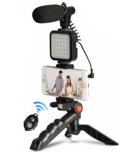 CHG Vlogging Kit 4 in 1 Portable Video Shooting Set Monopod Kit