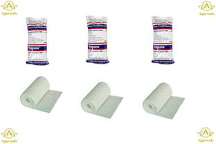 Agarwals Gypsona Plaster Of Paris Bandage 4" 10Cm*2.7Mt(Pack Of 3) Crepe Bandage