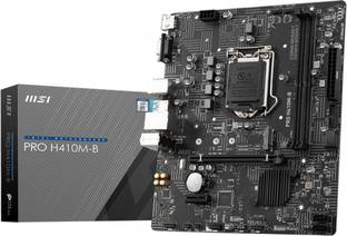 MSI PRO H410M-B LGA 1200Socket Micro-ATX Intel H410 Chipset DDR4 Motherboard for Desktop