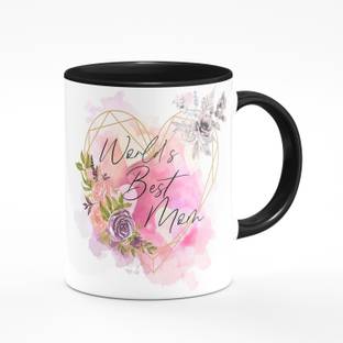 THE CLICK INDIA "World's Best Mom" Mothers Day Gifts For Mom/ Mother/Maa Mummy Birthday Gift Ceramic Coffee Mug