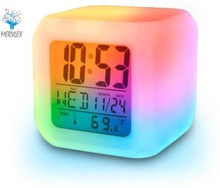 mervlex Digital White Clock