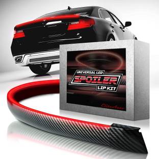 EliteAuto LED Carbon Fiber Samurai Car rear trunk wing lip/Spoiler-Universal Fit all Cars Car Spoiler