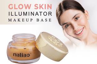 maliao GLOW SKIN ILLUMINATOR AND HIGHLIGHTER MAKEUP BASE FOR ALL PARTY MAKEUP GOLD Highlighter