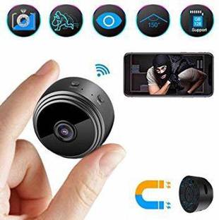 SrO WiFi MAGNETE CAMERA 1080p HD 140° Viewing Area Security Camera, Black Security Camera