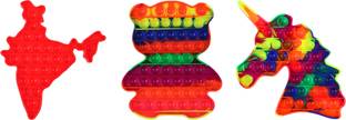 DHONI Push Pop It Bubble Fidget Games Toys For Kids