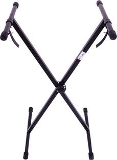 Belear Six Angle Adjustable Heavy Duty Big Size Black Piano Keyboard Stand Keyboard Stand