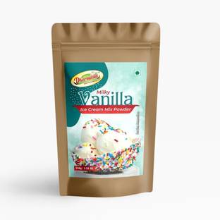 Dharmasut Premium Vanilla Instant Ice cream Premix Powder with Extra Softness 150g*1 | 150 g