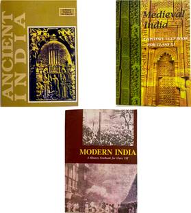 NCERT HISTORY BOOKS (1) Ancient India- RS Sharma (Class-11) (2) Medieval India - Satish Chandra (Class-11) (3) Modern India - Bipin Chandra (Class-12)3 Books