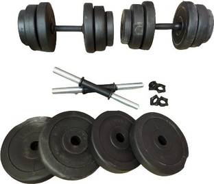 Rajputt RSN Traders, 10 Kg Pvc (2.5kg X 4) Adjustable Dumbbell (10 kg) Adjustable Dumbbell