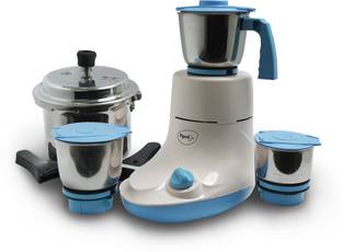 Pigeon Glory 550 W Mixer Grinder (Multicolor, 3 Jars) with IB 3 Ltr Pressure Cooker Special Combo