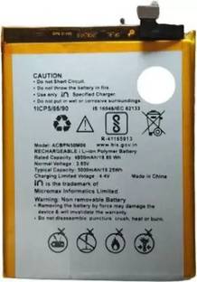 Full Mah Mobile Battery For  Micromax In Note 1 / E6746 / E7746 / E6523 / E7533 ACBPN50M06