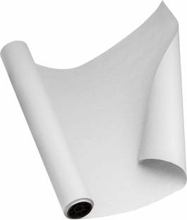 MM WILL CARE White Paper roll 24 Inch X 10 Meter Paper (100 GSM) - Perfect for Wall Art unruled 24 Inch X 10 Meter 100 gsm Paper Roll