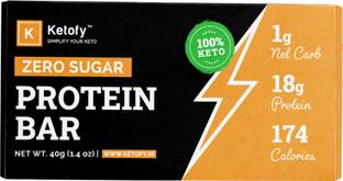 Ketofy Keto Protein Bar | Energy Breakfast Bar | Ultra Low-Carb Keto Snacks | No Sugar Protein Bars