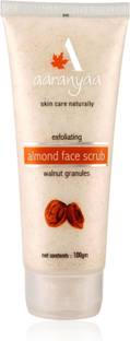Aaranyaa Exfoliating Almond Face Scrub with Walnut Granules & Sweet Almond Oil Scrub