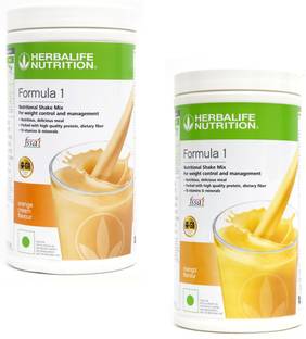 HERBALIFE Formula 1 Protein Shake Orange Cream + Mango Plant-Based Protein