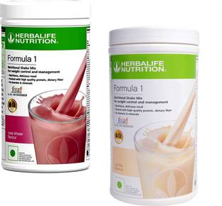 HERBALIFE Formula 1 Protein Shake Rose Kheer + Vanilla Plant-Based Protein