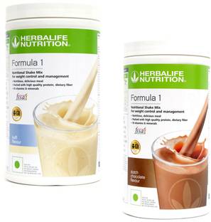 HERBALIFE Formula 1 Protein Shake Kulfi + Chocolate Plant-Based Protein