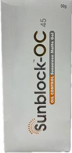 Sunblock OC Sunscreen - SPF 50 PA+++ Oil control matte gel 50gm Twel moist bar free