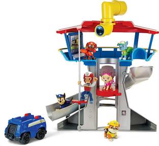 PAW PATROL Lookout Tower Playset, Toys for Boys, 3 Years & Above, Pre School Action Figures