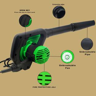 Jakmister 800 Watts-Variable[+- ] Speed + Extension Pipe - Dust Cleaner+ Vacuum Forward Curved Dust Extraction Blower