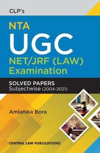 NTA UGC NET/JRF (LAW) Examination Solved Papers Subjectwise (2004-2021)