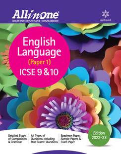 All in One English Language (Paper 1) Icse Class 9 and 10