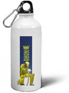 CHARMING Dhoni The King Of Cricket l Printed Aluminium Sport Water Sipper Bottle 600 ml Sipper