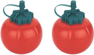 KAS BA Tomato Shaped Sauce Bottle Dispenser Ketchup Dressing Utensil 300 ml Bottle