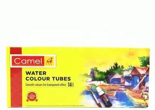 Kokuyo Camlin Student Water color Tube (Set of 14, Multicolor)