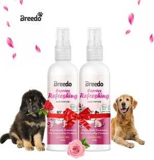 Breedo Best Quality Dog (Pack of 2) Odor Dog Refreshing Perfume + Refreshing Perfume Natural Cologne