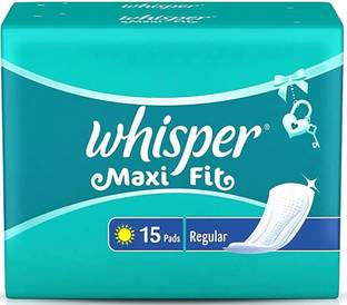Whisper axi Fit Regular 15 pad Women Sanitary Pad