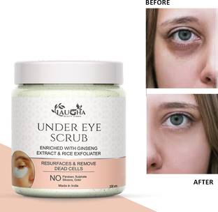 Laugha Under Eye Scrub For Resurfaces Removes Dead Cells Skin Glowing Eye Dark Circles Scrub
