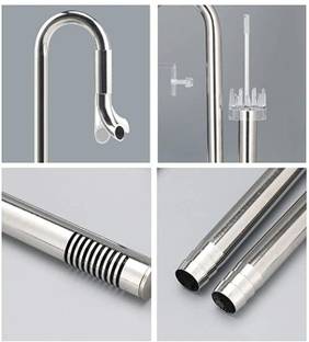 Petzlifeworld Mufan Aquarium Canister Filter Inlet & Outlet Steel Lily Pipe 13MM Aquarium Tool