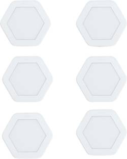 PHILIPS Hexastyle 8W Downlighter(Warm White), Pack of 6, Cutout - 4 inch, Panel Light Recessed Ceiling Light Ceiling Lamp