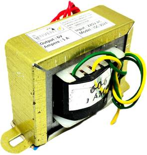 INVENTO 1Pcs 6V 1A 6-0-6 Transformer Copper Winding 220V AC to 6V AC Automotive Electronic Hobby Kit