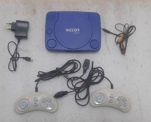 PTCMart 8 Bit Console Video TV Game including 20 To 25 Games Can Insert More Cassettes NA GB with Contra, mario