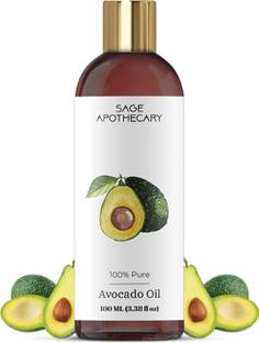 Sage Apothecary Avocado oil rich in antioxidants and vitamins |For healthy skin and hair |100 ML Hair Oil