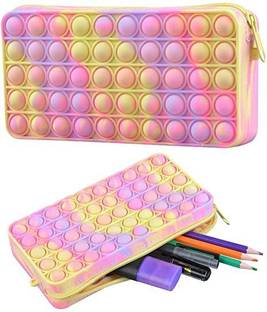 NSR Group popit pencil box popit pencil box, popit pencil pouch, pencil case Art Artificial Leather Pencil Boxes