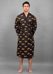 Ravaiyaa - Attitude Is Everything Black Panther Free Size Bath Robe