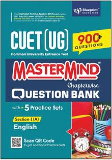 Master Mind CUET (UG) 2022 Chapterwise Question Bank for English (Section -I)900+ Fully Solved Practice MCQs Based on CUET 2022 Syllabus (Common University Entrance Test Under Graduate)