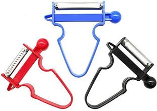 BALKRISHNA ENTERPRISE Magic Trio Peeler Multi Functional Vegetable Peeler for Kitchen , Set of 3 Y Shaped Peeler