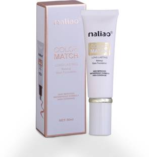 maliao Color Match Long Lasting Makeup Base Foundation New Improved High Coverage 50ml Foundation