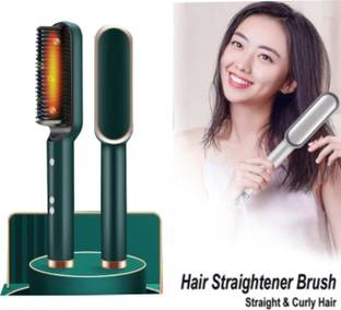 FIVANIO Professional HQT 909b Hair Straightener comb Styler 5 Temperature Control S78 Hair Straightener Brush