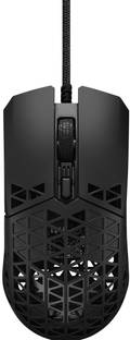 ASUS TUF Gaming M4 Air / Ultralight(49gm),Water Resistant,Paracord Cable,upto 16k DPI Wired Ambidextrous Optical  Gaming Mouse